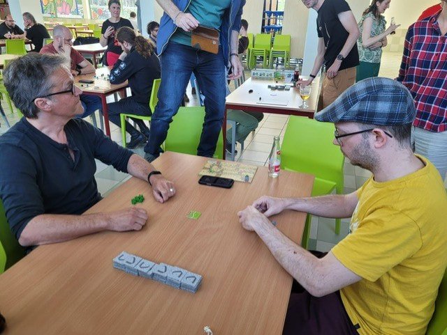 The final between Johan Nuyts and Raf Mesotten